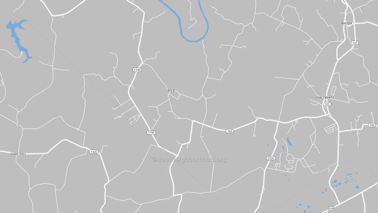 Transit Grade map of Nick, KY