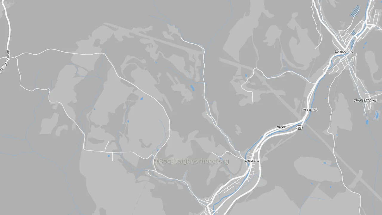 Transit Grade map of Nikep, MD