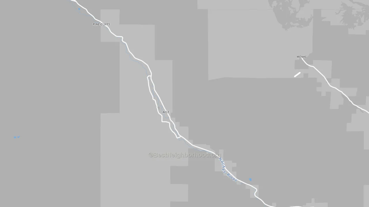 Transit Grade map of Nile, WA