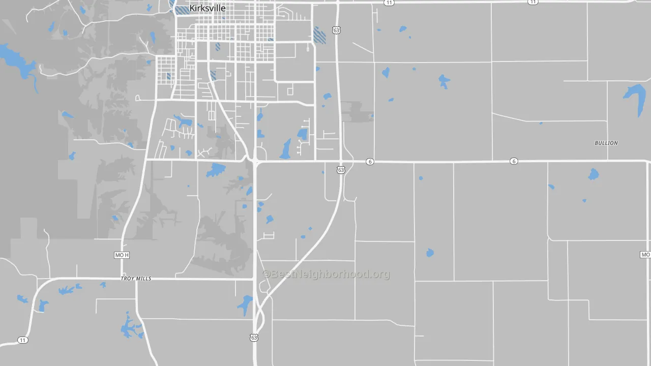 Transit Grade map of Nind, MO