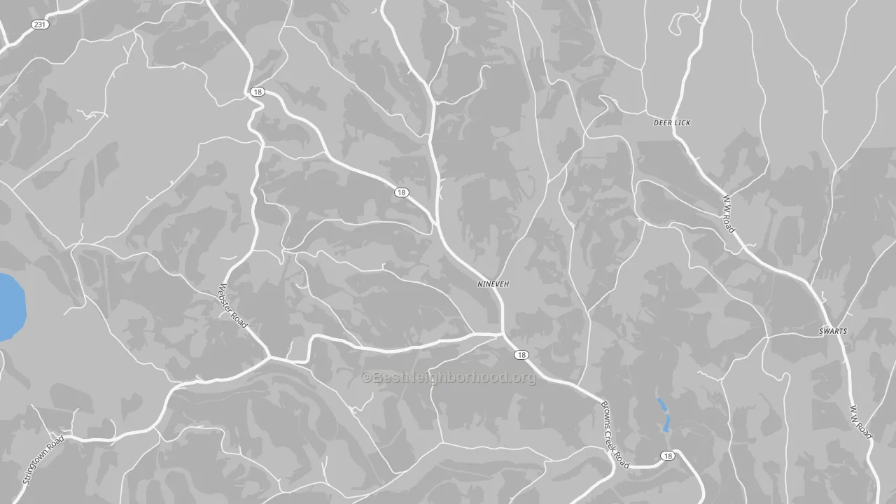 Transit Grade map of Nineveh, PA