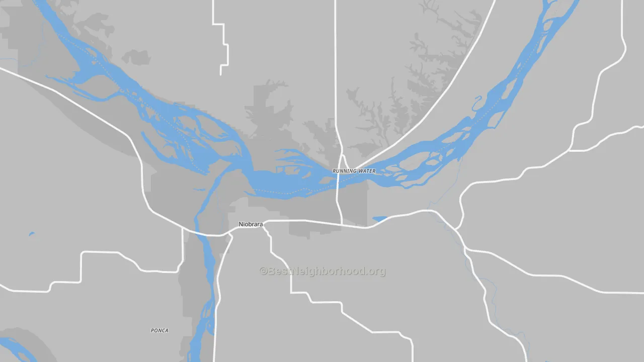 Transit Grade map of Niobrara, NE