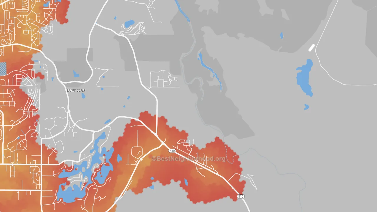 Transit Grade map of Nisqually Indian Community, WA