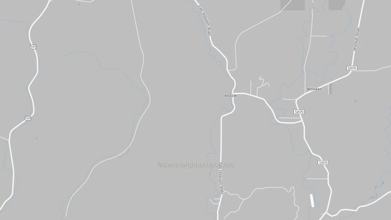 Transit Grade map of Nisson, WA