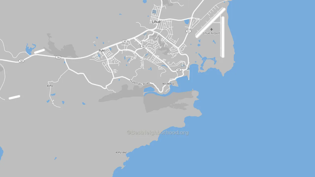 Transit Grade map of Niumalu, HI