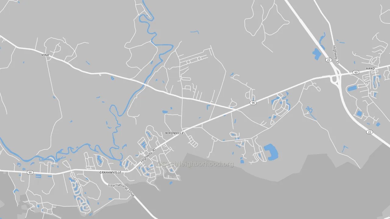 Transit Grade map of Nixonville, SC