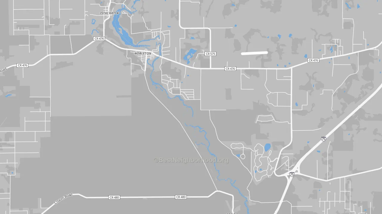 Transit Grade map of Nobleton, FL