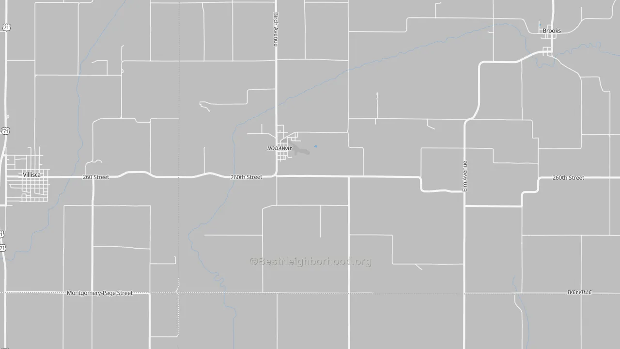 Transit Grade map of Nodaway, IA