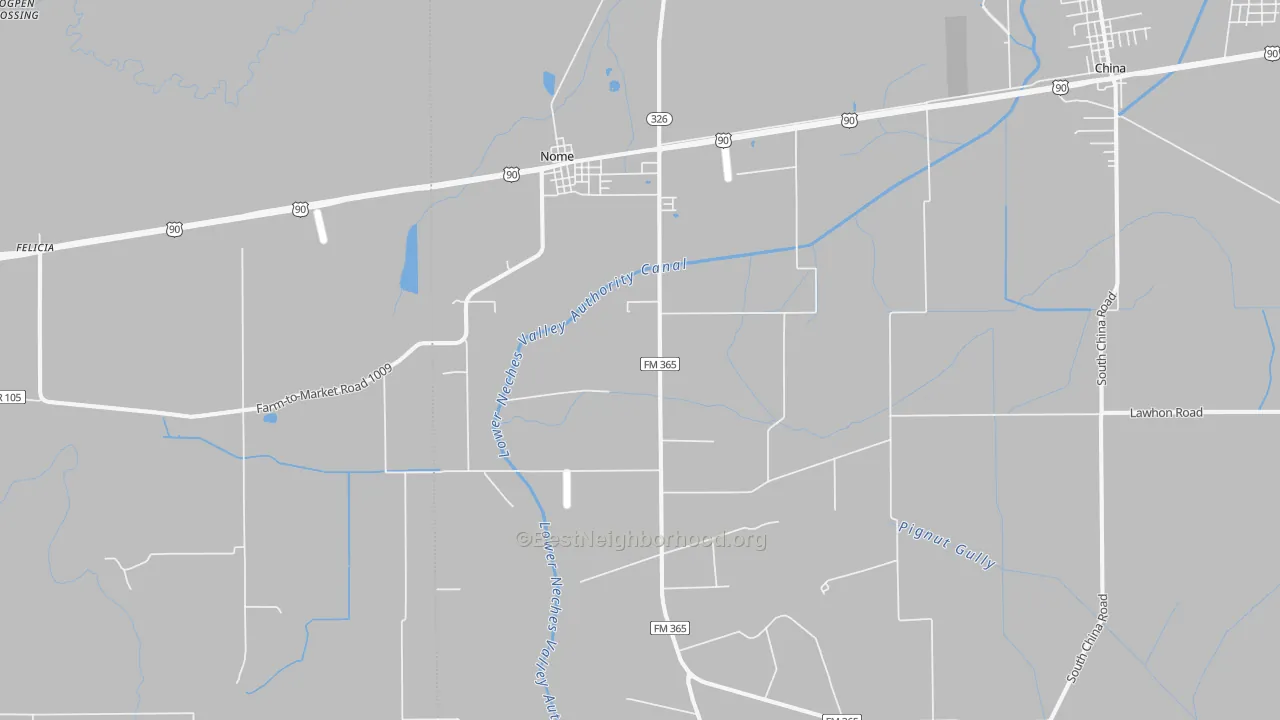 Transit Grade map of Nome, TX