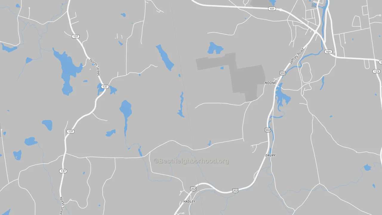 Transit Grade map of Noone, NH