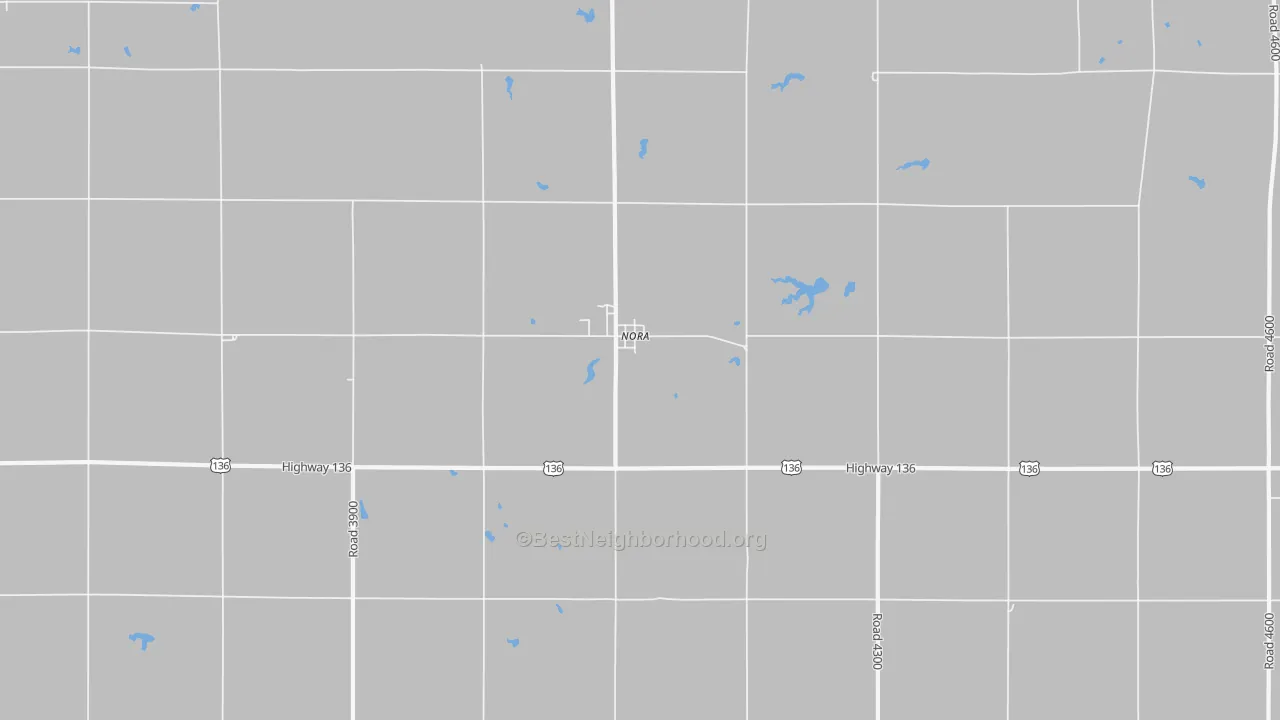 Transit Grade map of Nora, NE