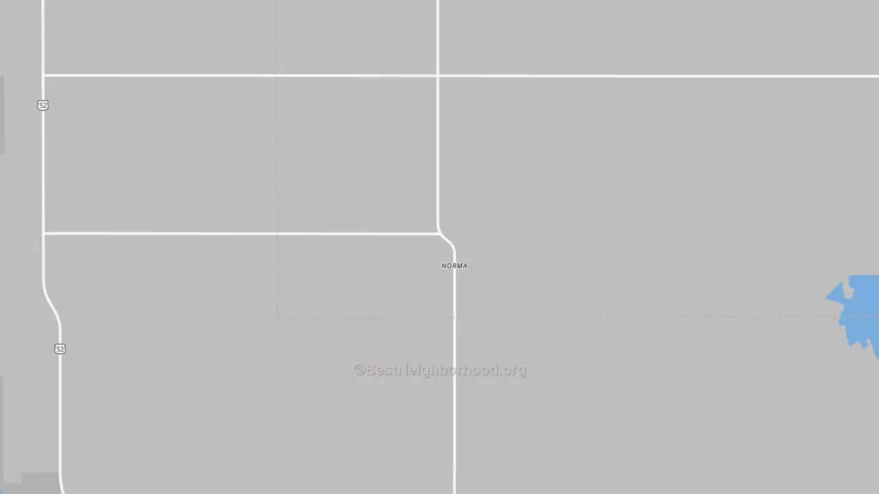 Transit Grade map of Norma, ND