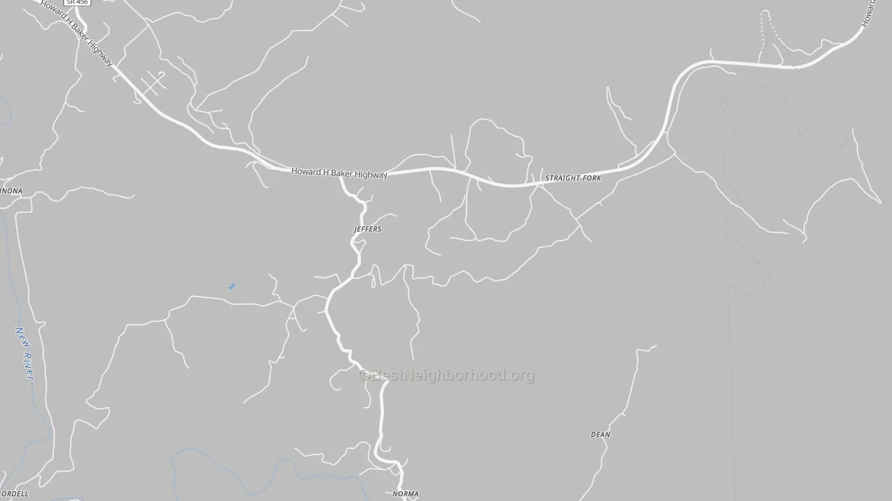 Transit Grade map of Norma, TN