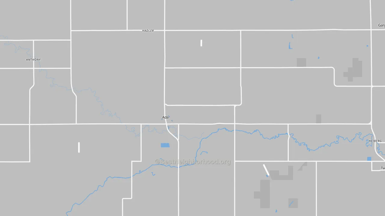 Transit Grade map of Norman County, MN