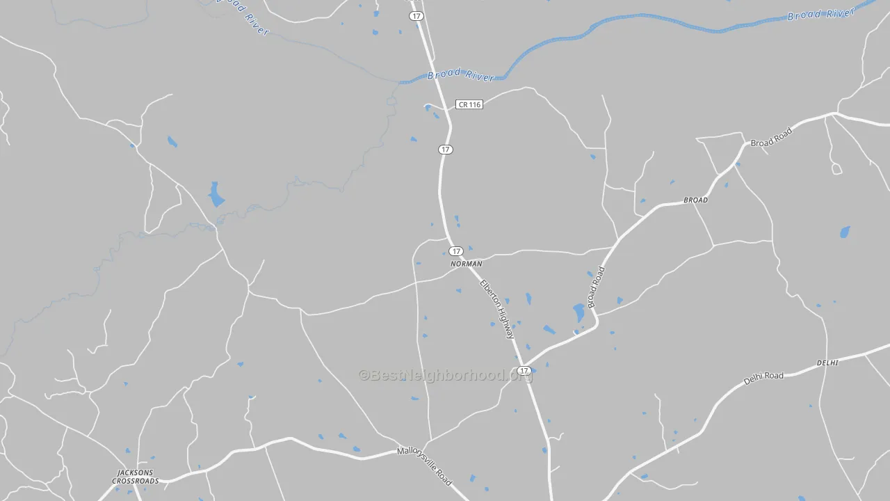 Transit Grade map of Norman, GA