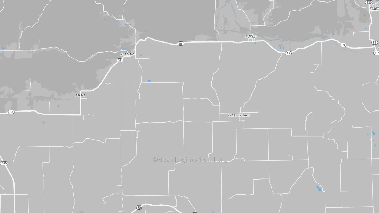 Transit Grade map of Norman, IN
