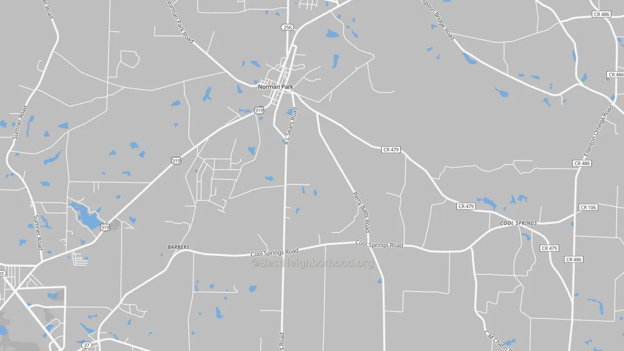 Transit Grade map of Norman Park, GA