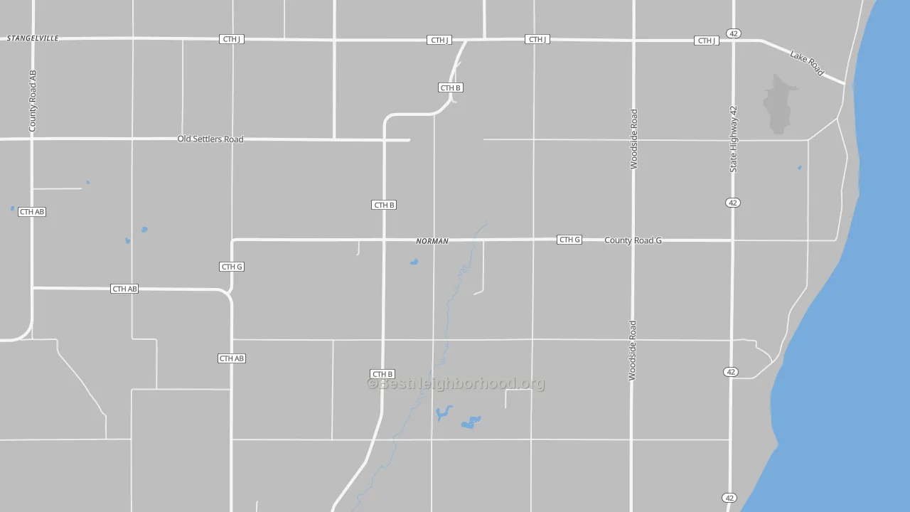 Transit Grade map of Norman, WI
