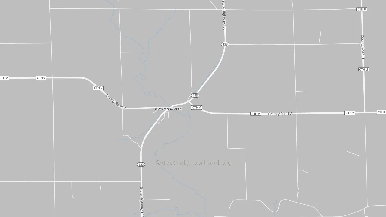 Transit Grade map of North Andover, WI