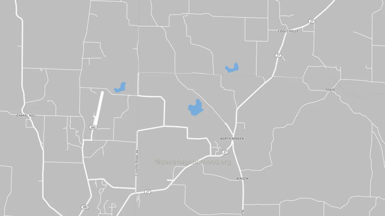 Transit Grade map of North Bingen, AR