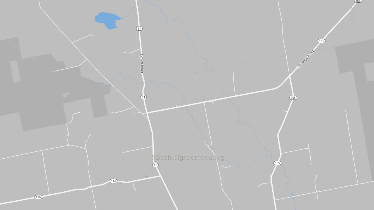 Transit Grade map of North Bradford, ME