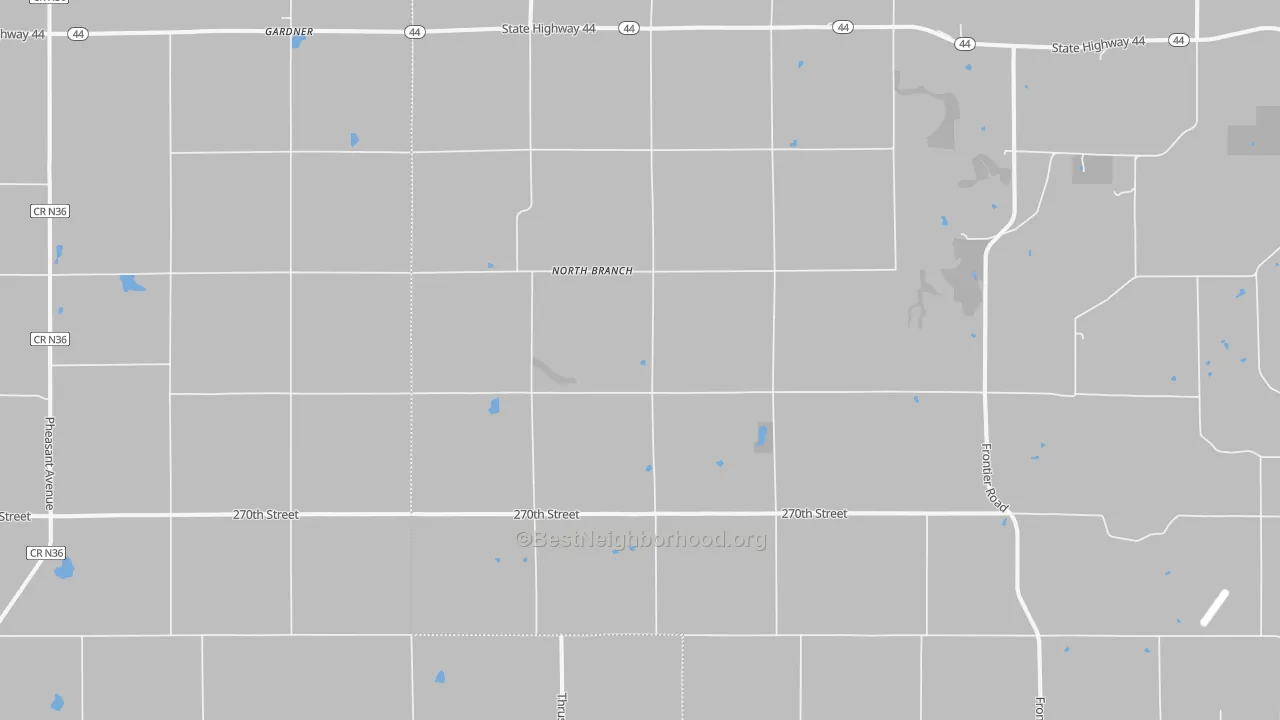 Transit Grade map of North Branch, IA