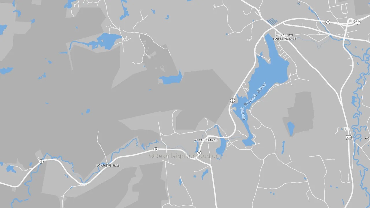 Transit Grade map of North Branch, NH