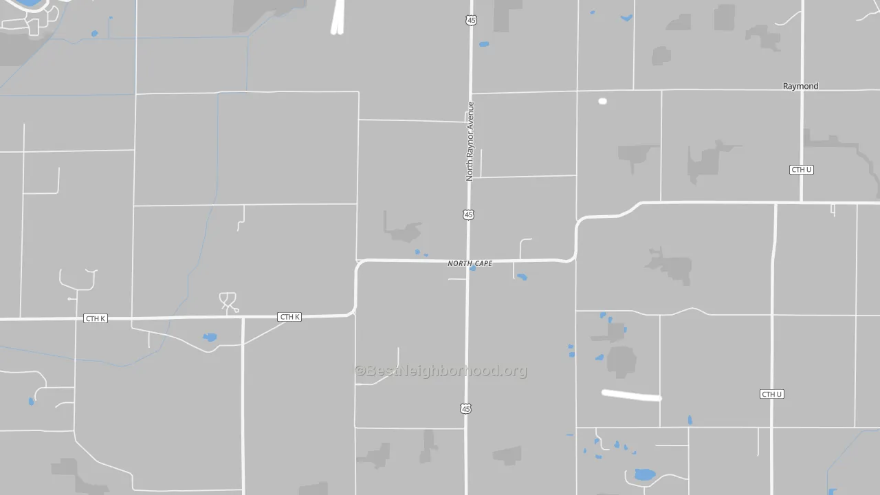 Transit Grade map of North Cape, WI