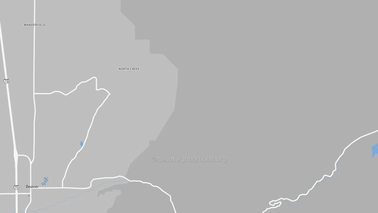 Transit Grade map of North Creek, UT