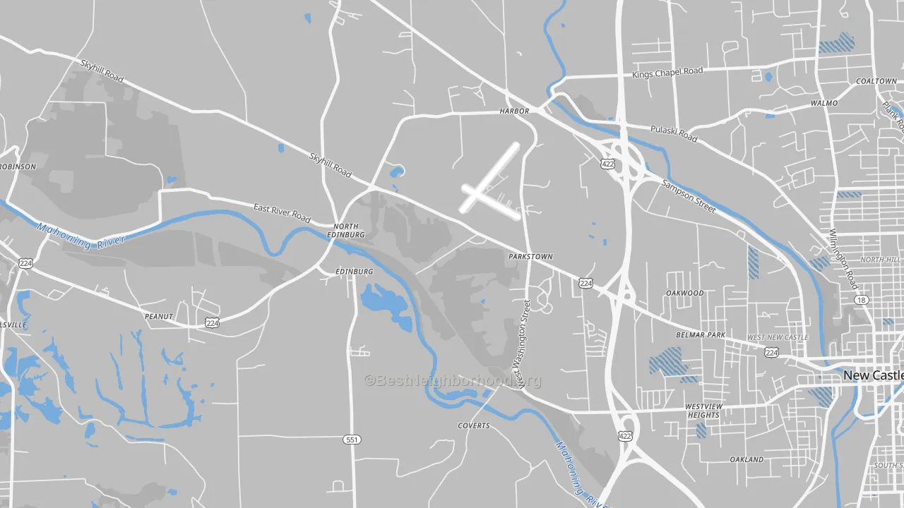 Transit Grade map of North Edinburg, PA