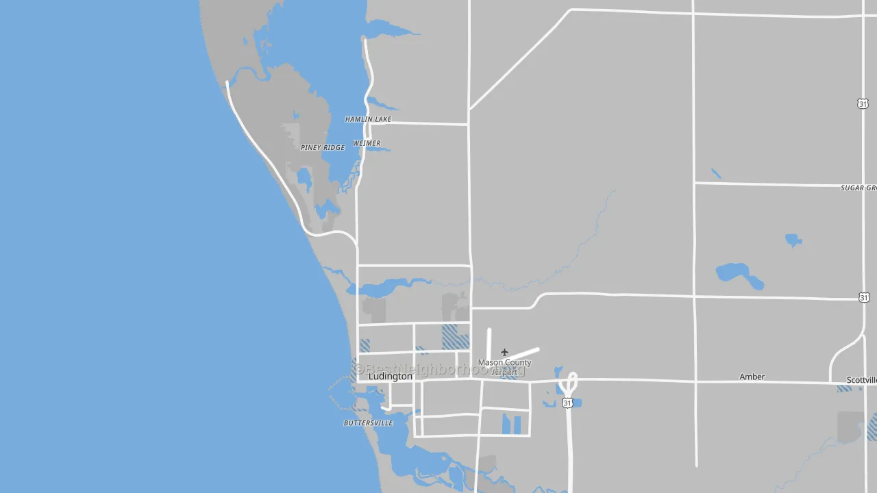 Transit Grade map of North Epworth, MI