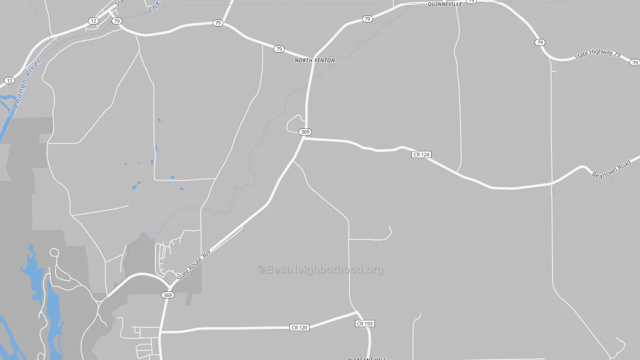 Transit Grade map of North Fenton, NY