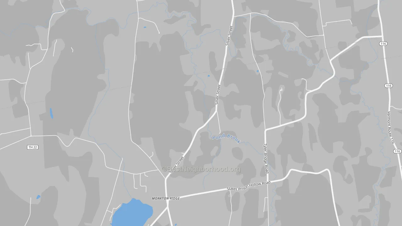 Transit Grade map of North Ferrisburg, VT