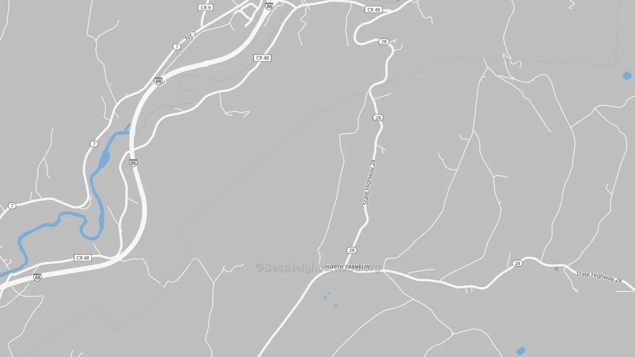 Transit Grade map of North Franklin, NY