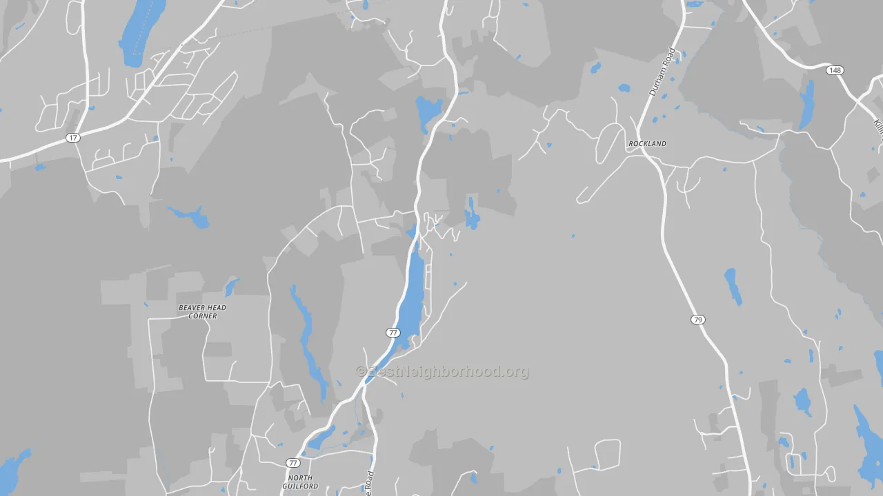 Transit Grade map of North Guilford, CT