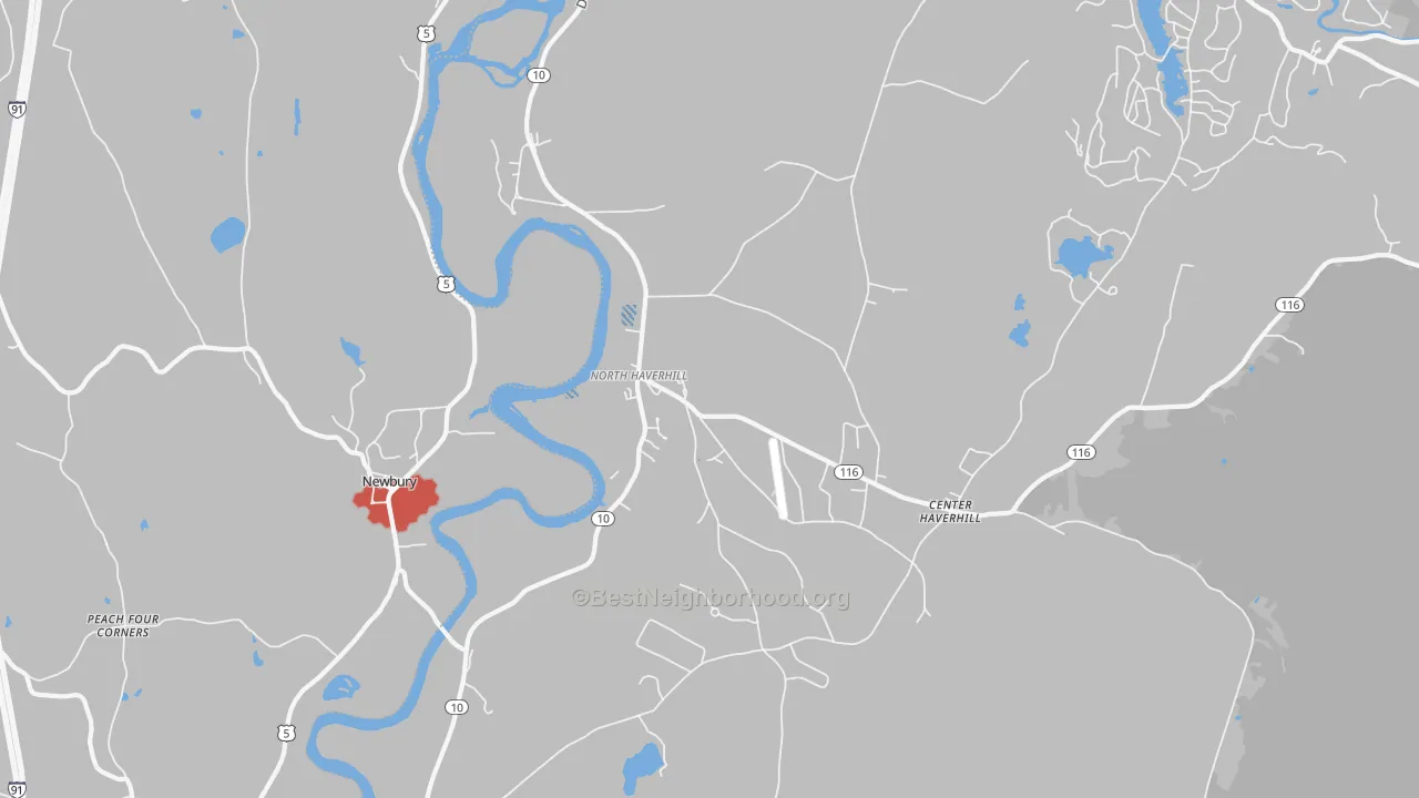 Transit Grade map of North Haverhill, NH
