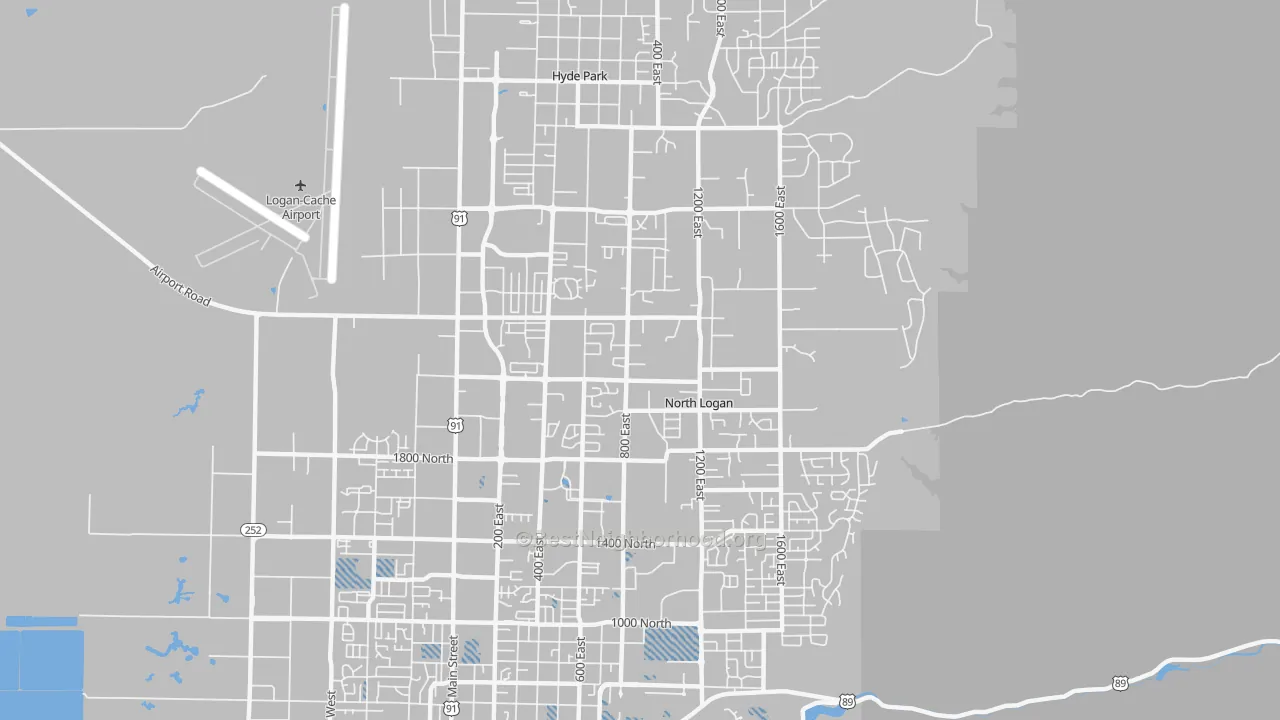Transit Grade map of North Logan, UT