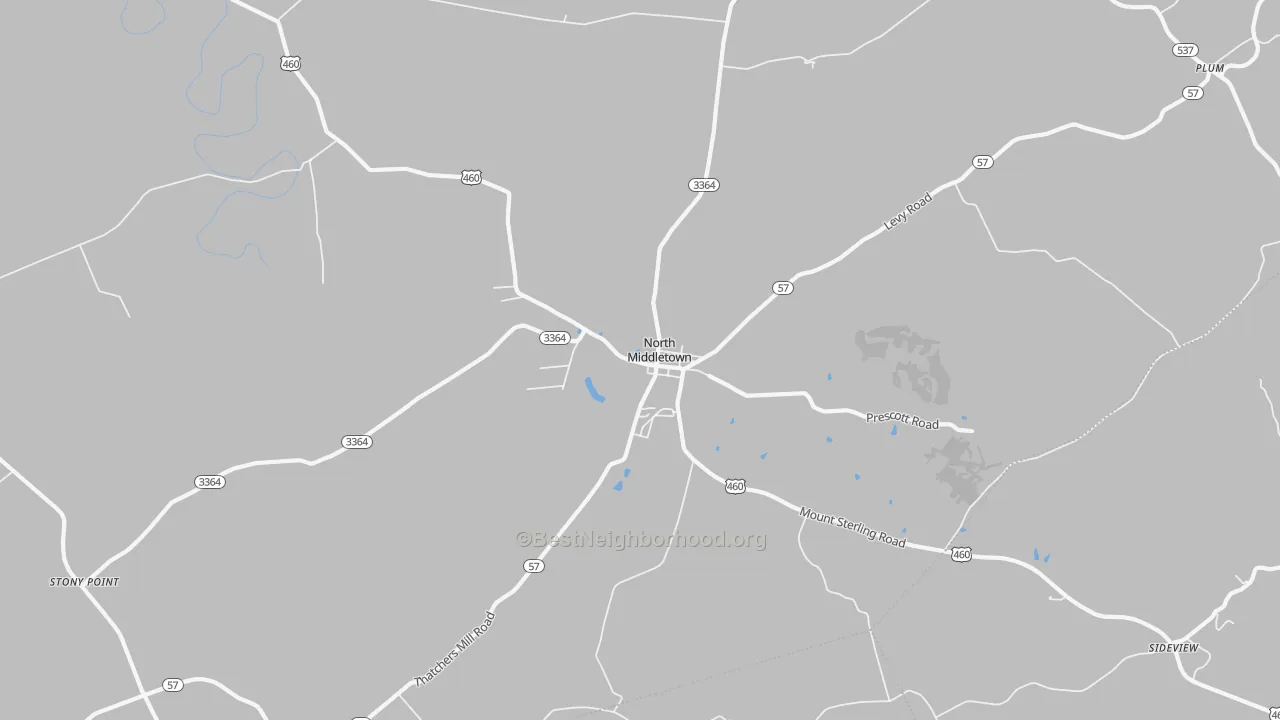 Transit Grade map of North Middletown, KY