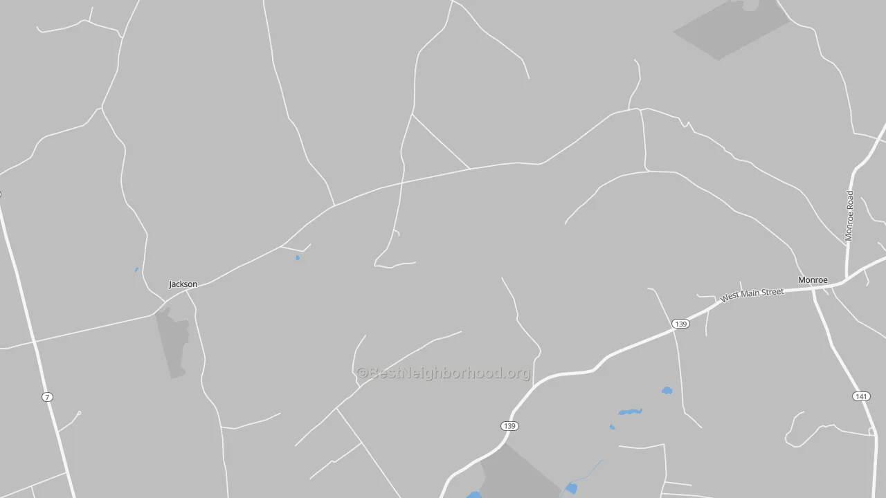 Transit Grade map of North Monroe, ME