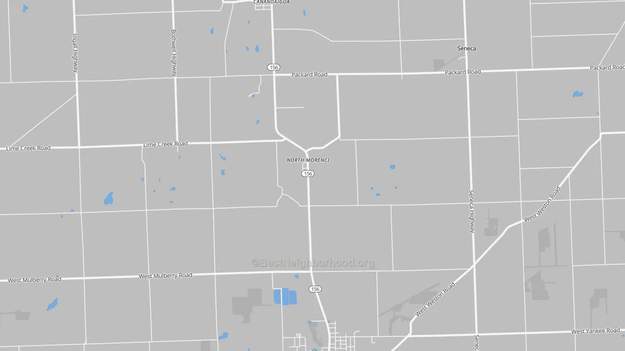 Transit Grade map of North Morenci, MI