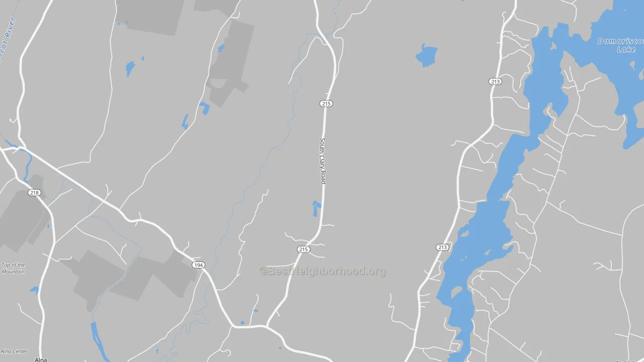 Transit Grade map of North Newcastle, ME