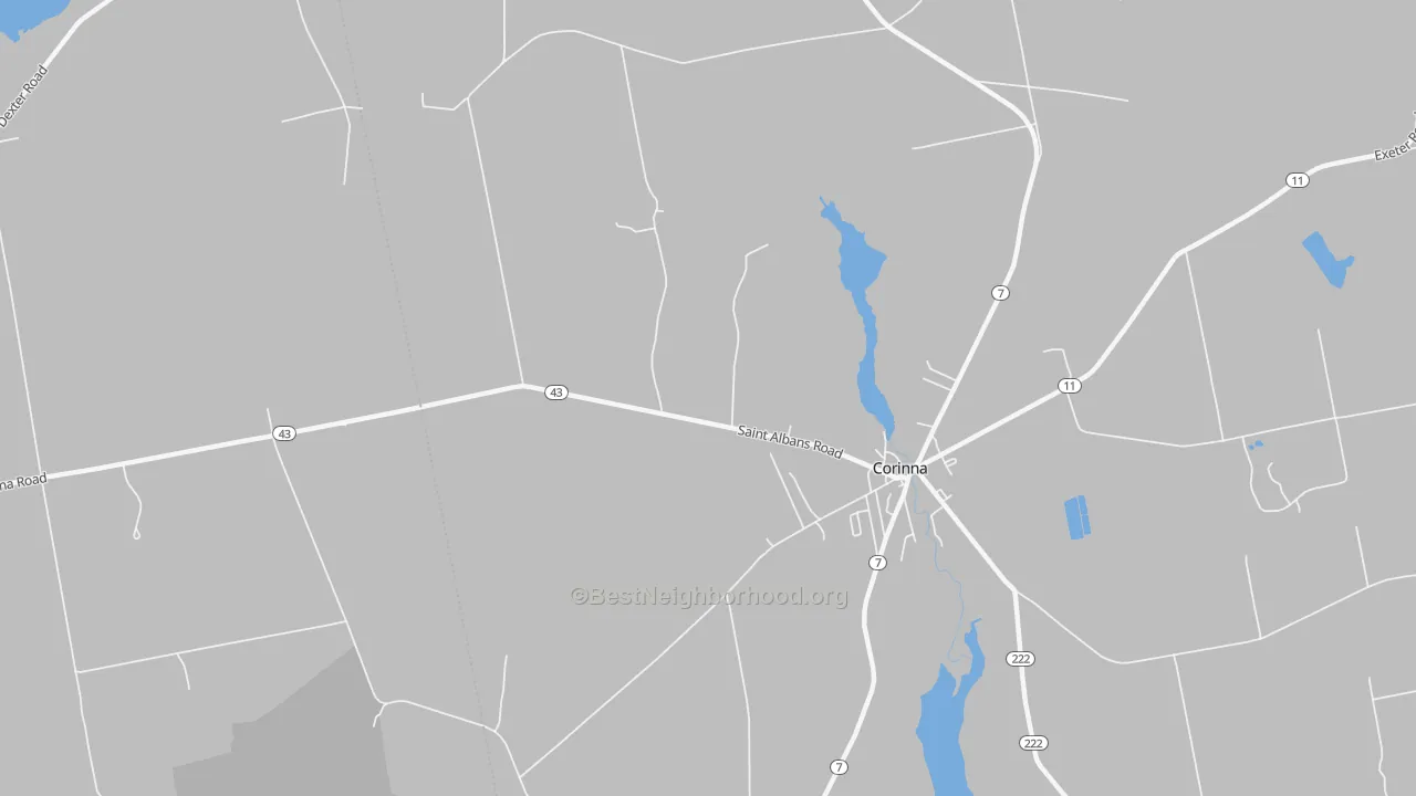 Transit Grade map of North Newport, ME