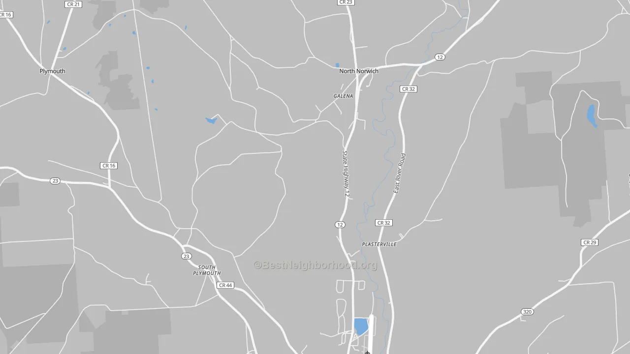 Transit Grade map of North Norwich, NY