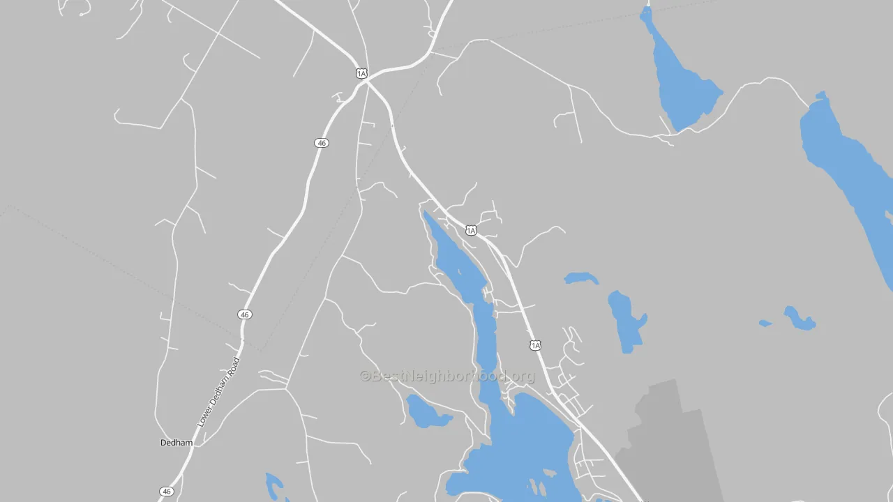 Transit Grade map of North Orland, ME