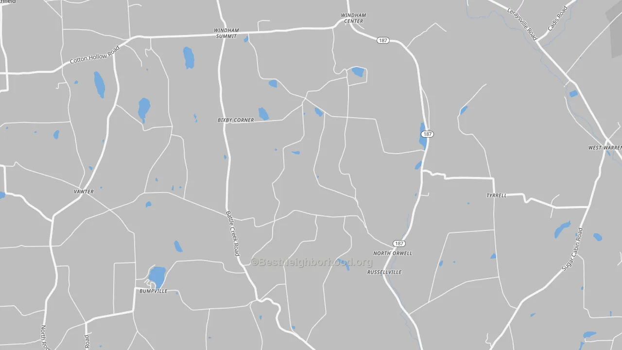Transit Grade map of North Orwell, PA