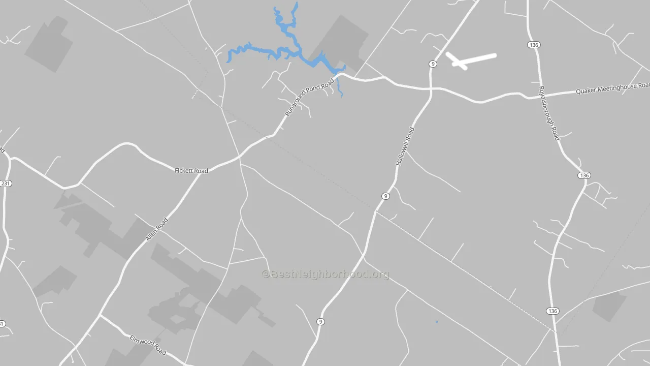 Transit Grade map of North Pownal, ME