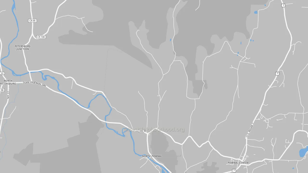 Transit Grade map of North Pownal, VT