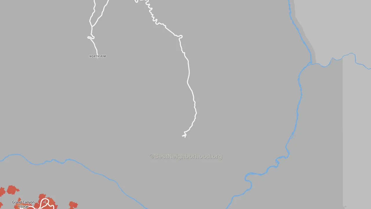 Transit Grade map of North Rim, AZ