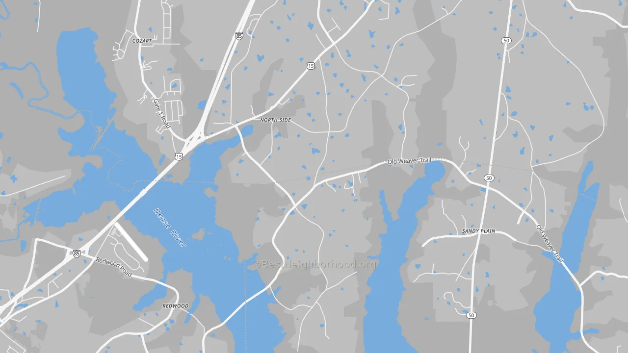 Transit Grade map of North Side, NC