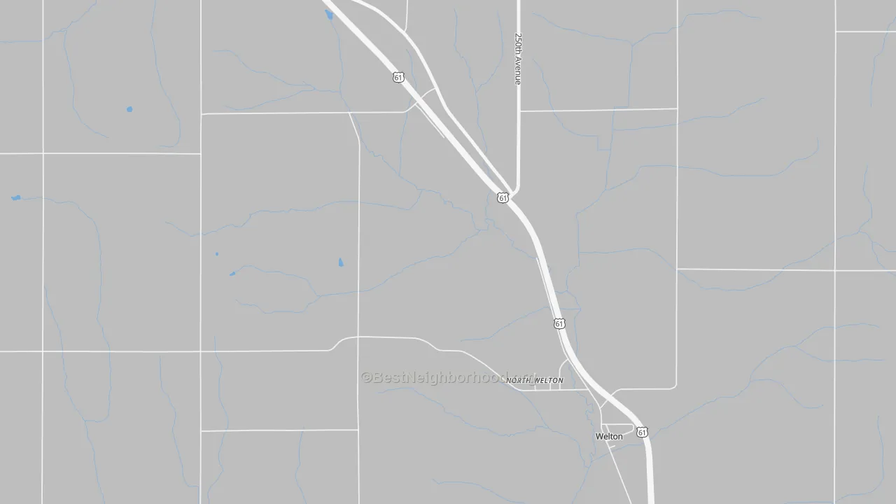Transit Grade map of North Welton, IA